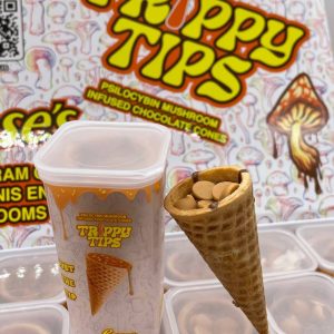 TRIPPY TIPS PSILOCYBIN MUSHROOM CHOCOLATE CONES